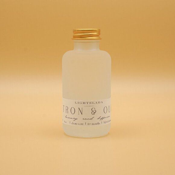 Citron Olive | Long Lasting 6-9 Months+ | Reed Diffuser - Picture 2 of 4
